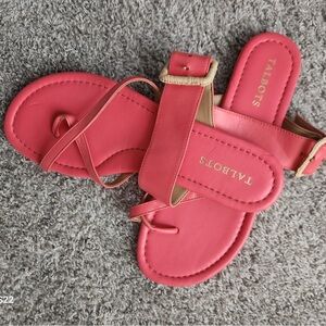 Talbots Coral Strappy Sandals